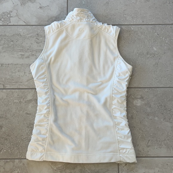 Cutter & Buck White Fleece Vest - Picture 3 of 6